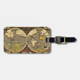 Antike Weltkarte Nr. 2 Gepäckanhänger