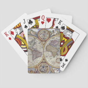 Antike Weltkarte Nr. 3 Spielkarten