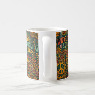 Antike Wildblumen-Tasse Kaffeetasse