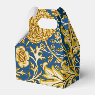 Antike William Morris Cherwell Blue Blumenkunst Geschenkschachtel
