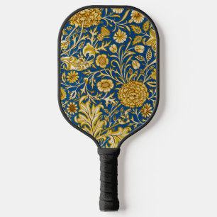 Antike William Morris Cherwell Blue Blumenkunst Pickleball Schläger