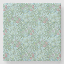 Antike William Morris Golden Lily Steinuntersetzer