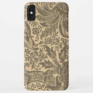 Antike William Morris Sepia-Tan-Botanik Case-Mate iPhone Hülle