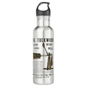 Antike Windmühle Das Tuckwood Whitewater Wis 1889 Edelstahlflasche