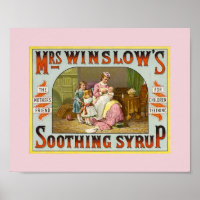 Antike Zahnungshilfe Mrs. Winslow's 1845