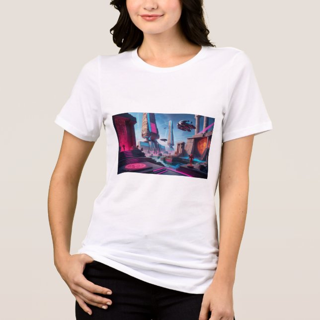 🔱 antike Zeiten: Zeitlose Designs für die Moderne Tri-Blend Shirt (Vorderseite)