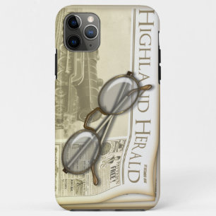 Antike Zeitung und Brille Case-Mate iPhone Hülle