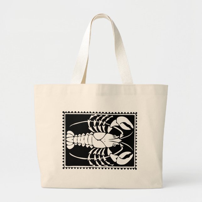 Antike Zodiaka Astrologie Krebs-Tasche Jumbo Stoffbeutel (Vorne)