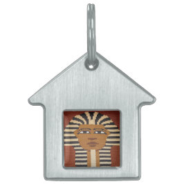 Antiker ägyptischer Pharao King Tut Brown Crochet Tiermarke