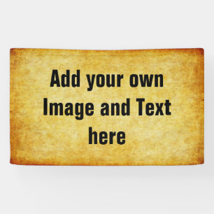 Antiker Art-Muster-Schmutz 1 + Ihre Ideen Banner