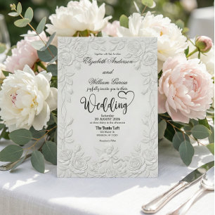 Antiker Barock Cherub Engel Mit Violine Einladung