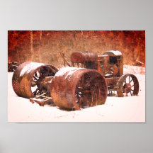 Antiker Bauerntraktor