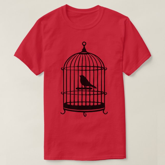 Antiker Birdcage T-Shirt (Design vorne)