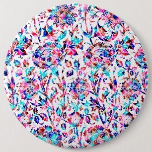 Antiker Blumengarten Button