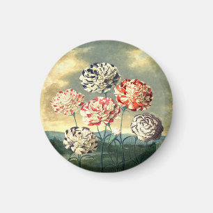 Antiker Blumenmagnet Magnet