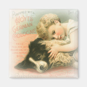 Antiker Border Collie Magnet
