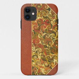 Antiker Bucheinband, verziertes Spiralmuster Case-Mate iPhone Hülle