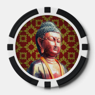 Antiker Buddha Pokerchips