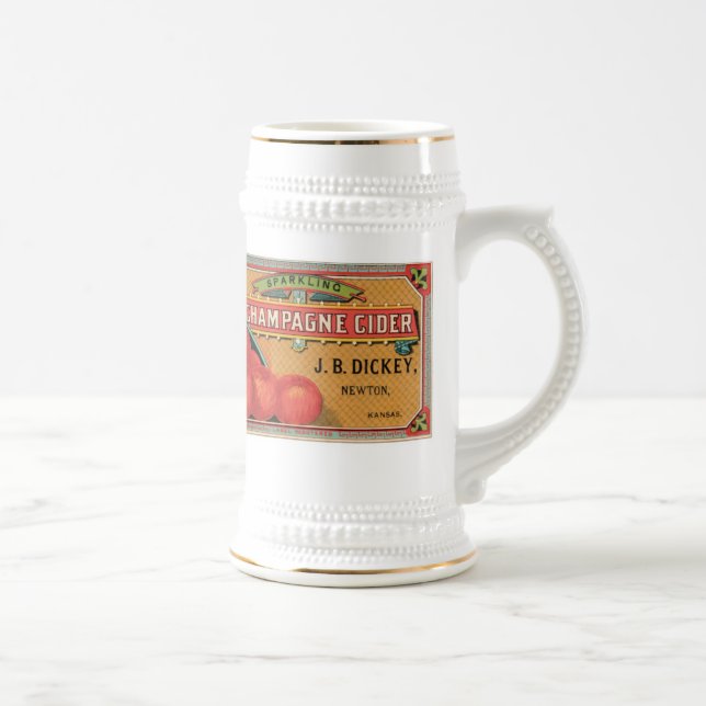 Antiker Champagner-Cider-Stein Bierglas (Rechts)