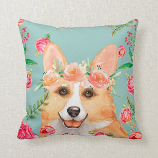 Antiker Corgi Kissen
