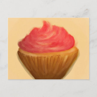 Antiker Cupcake Postkarte