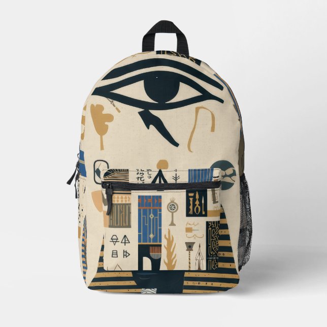 Antiker Druck Rucksack (Vorderseite)