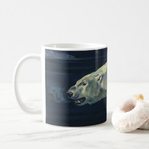 Antiker Eisbär, Arktische Meerestiere Tiere Kaffeetasse