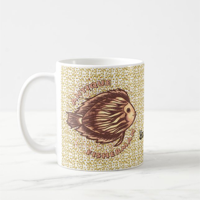 Antiker Fischer  Kaffeetasse (Links)