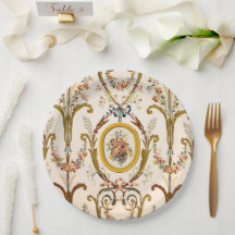 Antiker französischer Rokoko Flora Goldmedaille