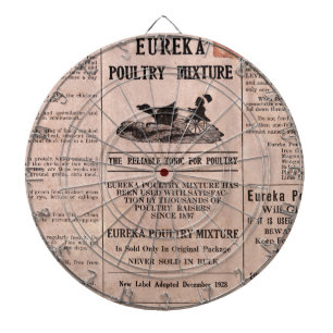 Antiker Füttre Dartscheibe