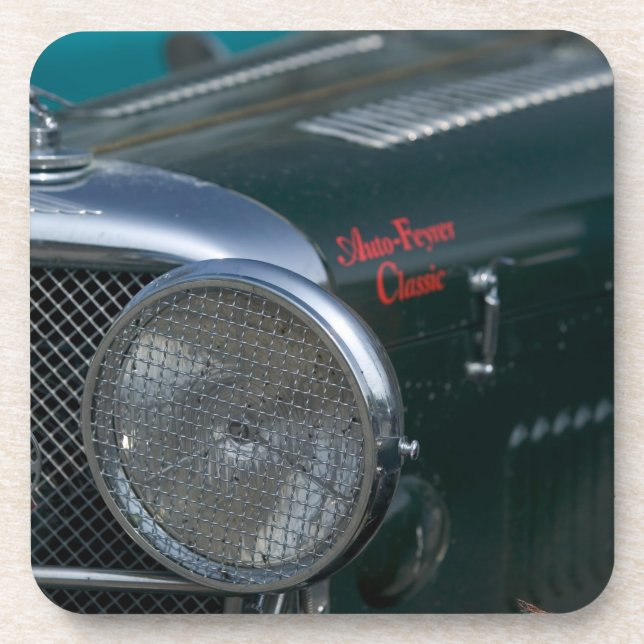 antiker Jaguar Getränkeuntersetzer (Vorderseite)