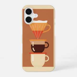 Antiker Kaffeefilter (oder Dripper) iPhone 16 Hülle