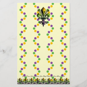 Antiker Karneval Fleur Briefpapier