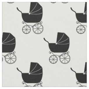 Antiker Kinderwagen Stoff