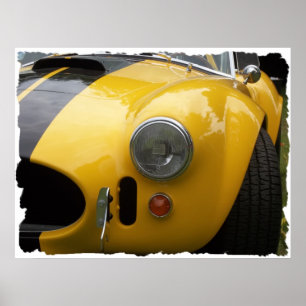 antiker klassischer Autoshow pic rohe 015 Poster