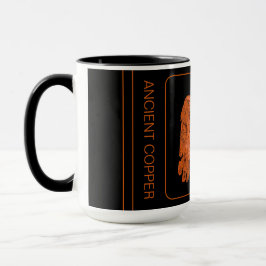 Antiker Kupfer Peoria-Falke Restaurierter Becher Tasse