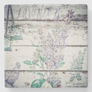 Antiker Lavendel-Marmorstein-Untersetzer Steinuntersetzer
