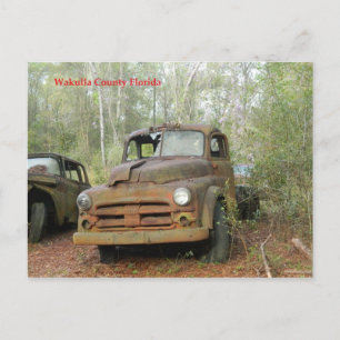 Antiker LKW Wakulla County Florida Postkarte