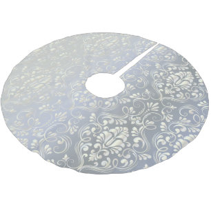 Antiker Luxus-Damaskus Polyester Weihnachtsbaumdecke