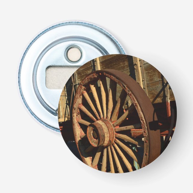 Antiker Maultierzuglastwagen Flaschenöffner (Vorderseite)