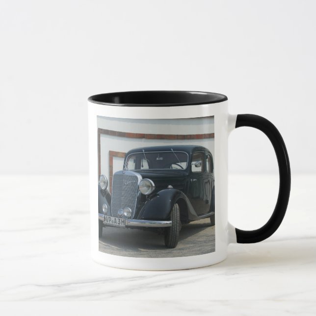 antiker Mercedes 3 Tasse (Rechts)