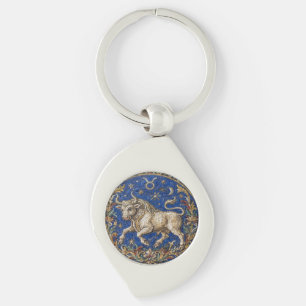 Antiker Mosaik-Zodiak-Stier  Schlüsselanhänger