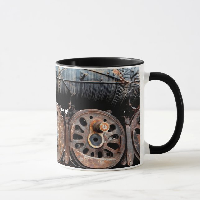 Antiker Motor-Kaffeezug Tasse (Rechts)