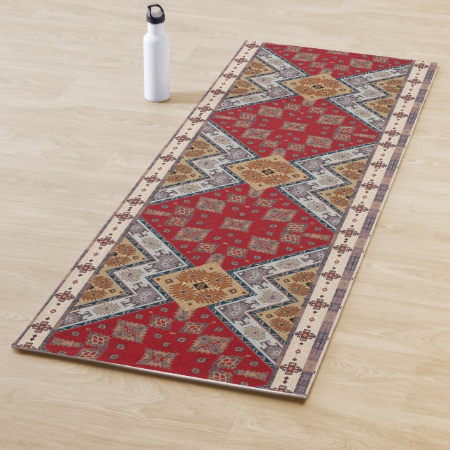 Antiker Orientalischer Ottoman Kilim Rug Yogamatte (Beispiel)