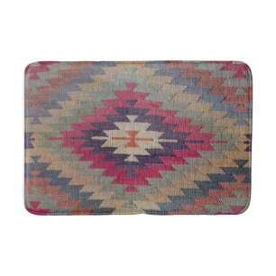 Antiker orientalischer türkischer Kilim-Teppich Badematte