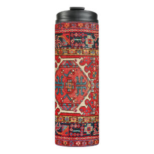 Antiker Orientalischer Türkischer Persischer Teppi Thermosbecher