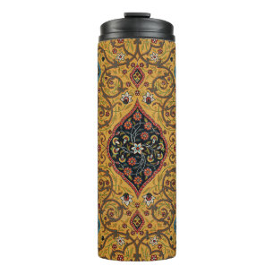 Antiker persischer reicher Teppich Eleganter Teppi Thermosbecher