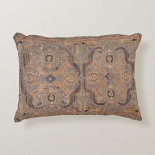 Antiker Persischer Teppich Brown Orange Dekokissen