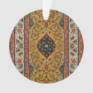 Antiker persischer Teppich Elegantes Design Ornament