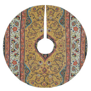 Antiker persischer Teppich Elegantes Design Polyester Weihnachtsbaumdecke